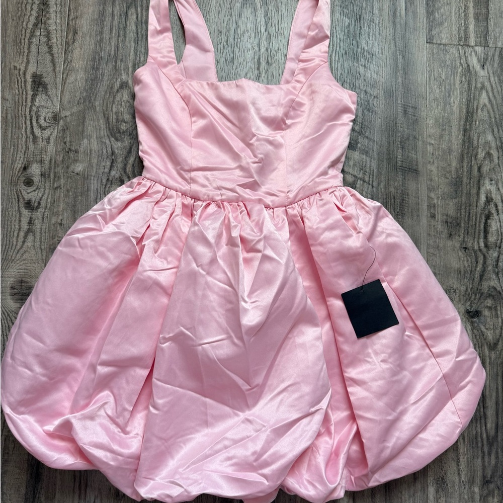 Lulu's Elegant Pink Hoco Womens Dress